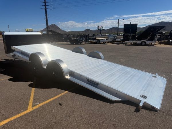 20x82 All Aluminum, 10K GVWR, Tandem Axle, XL Tilt w/ Cargo Box (8220H-XL-TILT-TA-EL-RTD)
