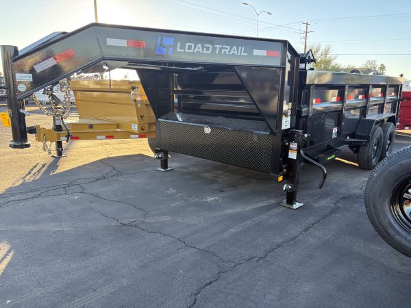 16x83 Gooseneck, Tandem Axle, 14 GVWR, Low-Pro Dump, 36" Sides