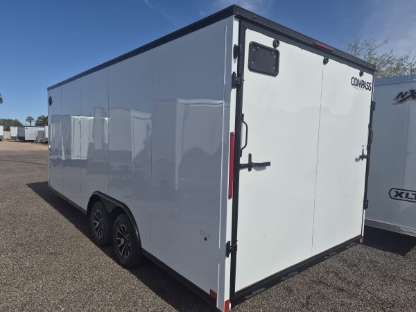 20x8.5 Indigo DLX Car Hauler, 7K GVWR, Ramp Door, 6" Extra Height