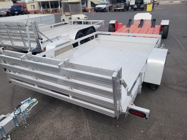 10x76 Aluminum Single Axle 2.2K GVWR, Utility Trailer