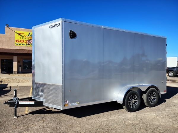 14x7 Jasper SE, 7K GVWR, Vinyl Walls, Rubber Coin Floor,  Ramp Door