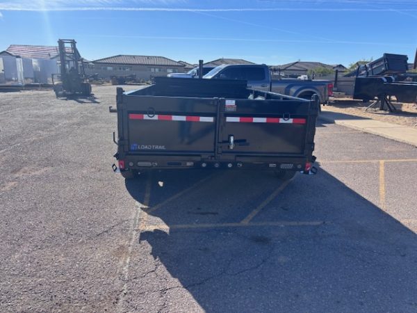 14x83 Tandem Axle 14K GVWR Low-Pro Dump, Telescopic Cylinder, 24" Sides