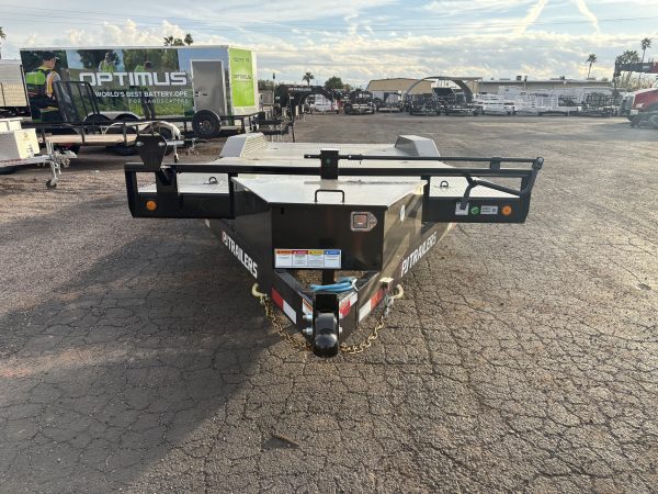 22x102x6" Channel Tandem Axle, 14K GVWR Super-Wide, Equipment, Slide In Ramps