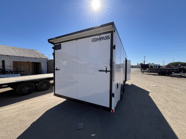 20x8.5 Canyon Race, 10K GVWR, AC/Heat, Ramp Door