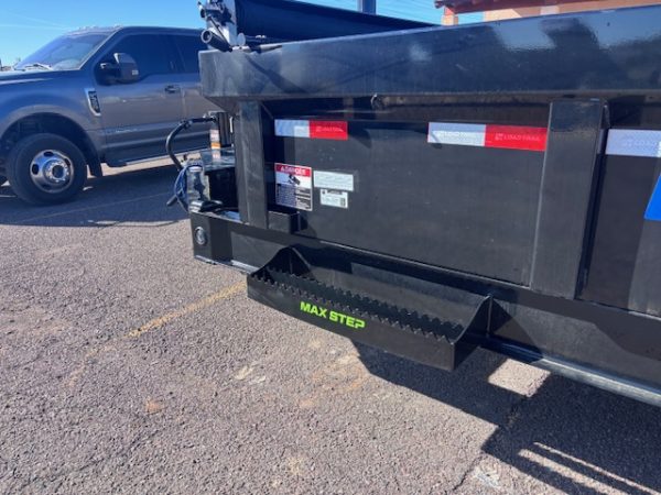 14x83 Tandem Axle 14K GVWR Low-Pro Dump, Telescopic Cylinder, 24" Sides