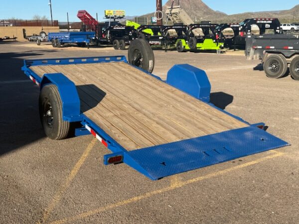 12x80 IronBull Single Axle, 7K GVWR, Tilt