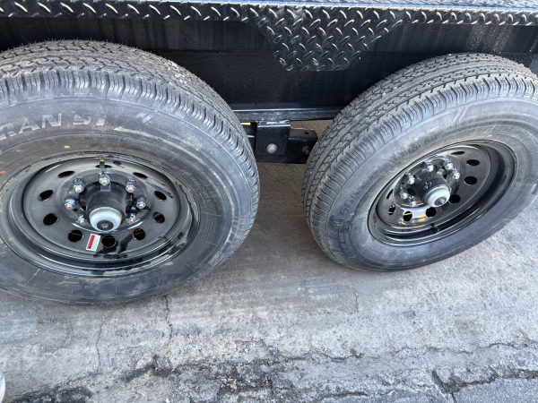 16x83 Gooseneck, Tandem Axle, 14 GVWR, Low-Pro Dump, 36" Sides