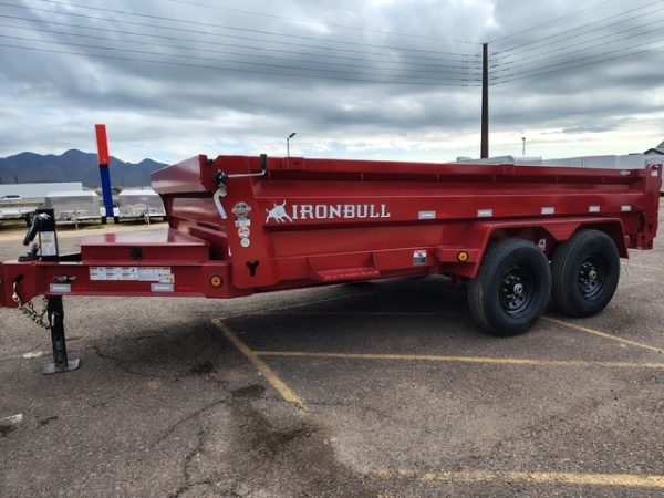 14x83 Ironbull Tandem Axle Dump, 15K GVWR, 24" Sides