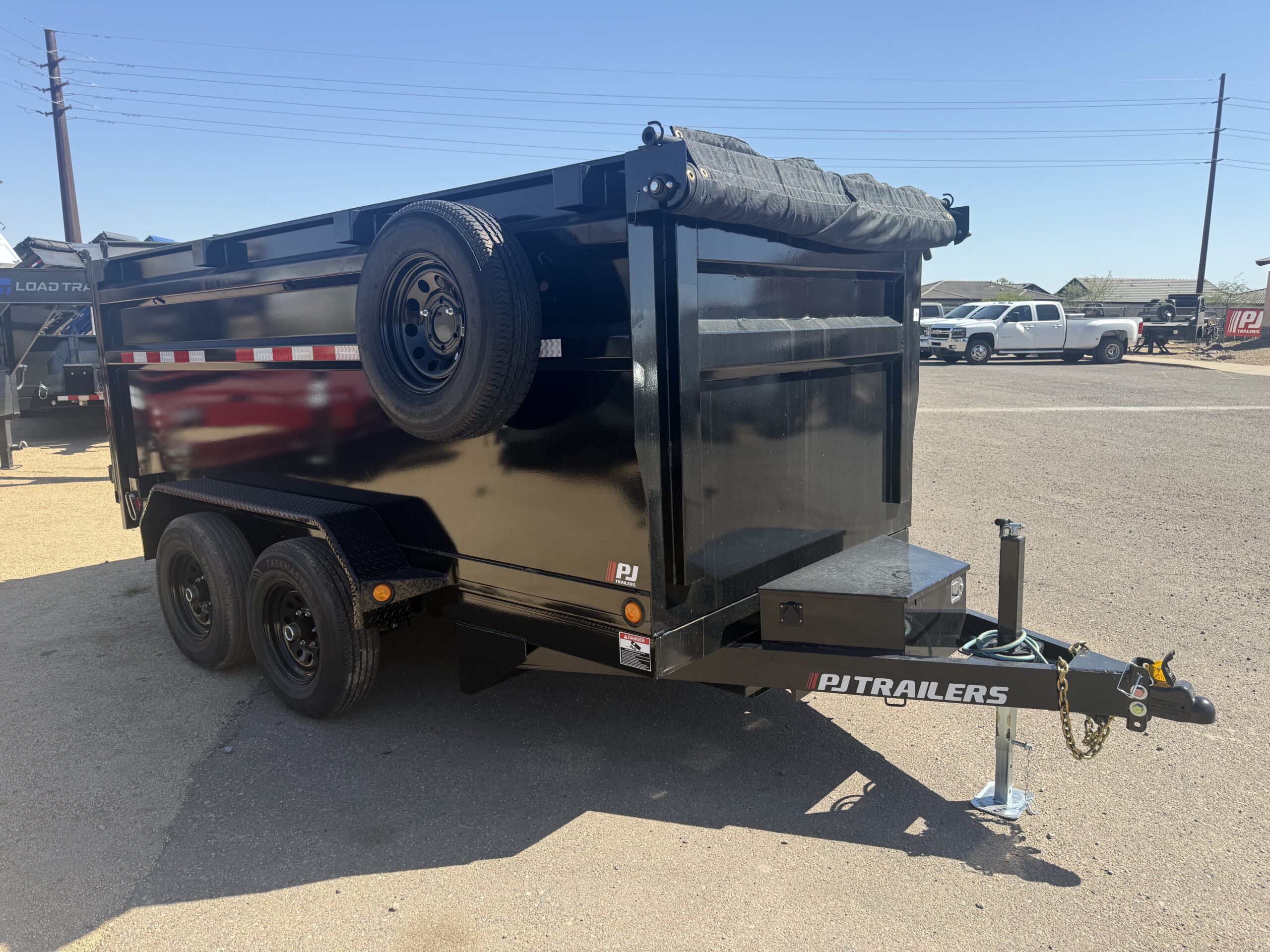 12x72 Tandem Axle, 10K GVWR, Dump, 48" Sides