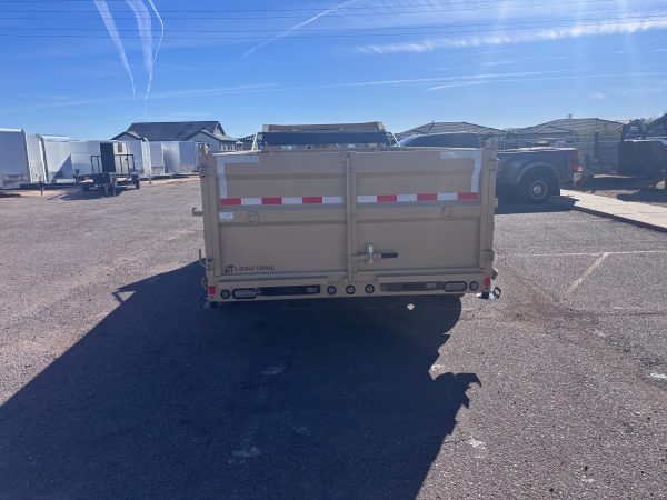 16x83 Gooseneck, Tandem Axle, 16 GVWR, Low-Pro Dump, 36" Sides