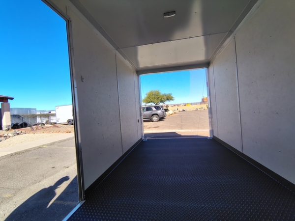 14x7 Jasper SE, 7K GVWR, Vinyl Walls, Rubber Coin Floor,  Ramp Door