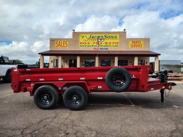14x83 Ironbull Tandem Axle Dump, 15K GVWR, 24" Sides