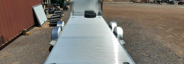 18x82 All Aluminum, 7K GVWR, Tandem Axle, Tilt - (8218ANV-TILT-TA-EL-RTD)