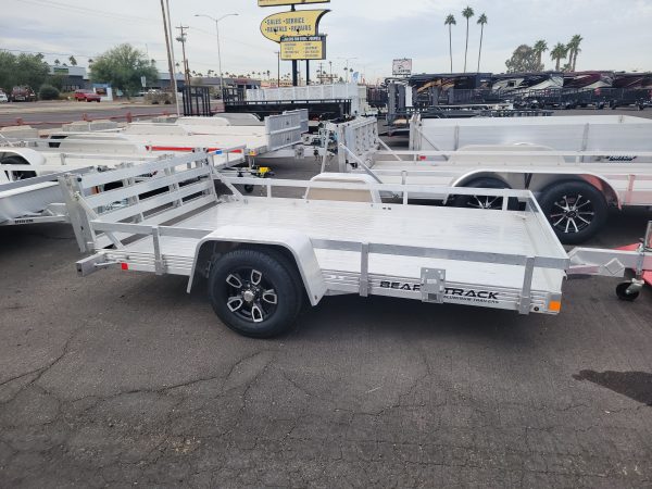 10x76 Aluminum Single Axle 2.2K GVWR, Utility Trailer
