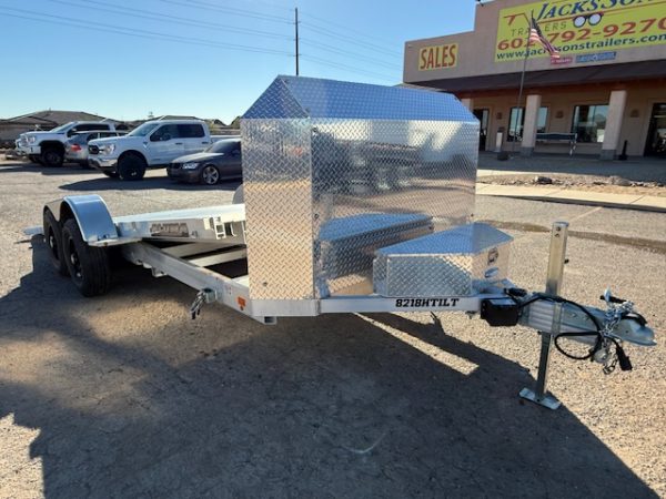 18x82 All Aluminum, 10K GVWR, Tandem Axle, Heavy Anniversary Tilt (8218H-ANV-TILT-TA-EL-RTD)