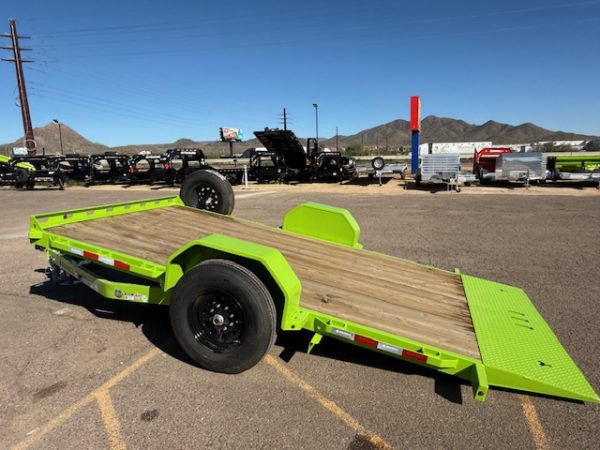 12x80 IronBull Single Axle, 7K GVWR, Tilt