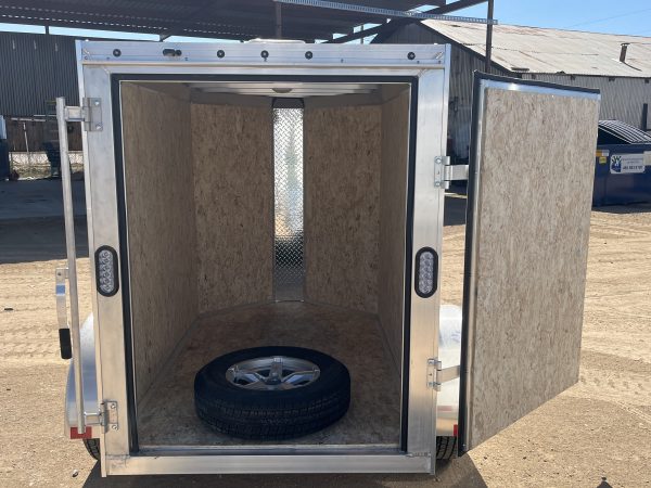 6x4 All Aluminum, NXT Enclosed, 2K GVWR, Swing Door