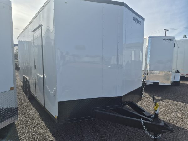 20x8.5 Indigo DLX Car Hauler, 7K GVWR, Ramp Door, 6" Extra Height