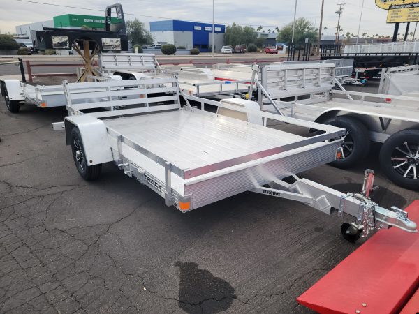 10x76 Aluminum Single Axle 2.2K GVWR, Utility Trailer