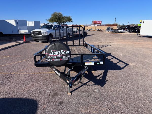 14x77 Single Axle, 3K GVWR, Channel Utility