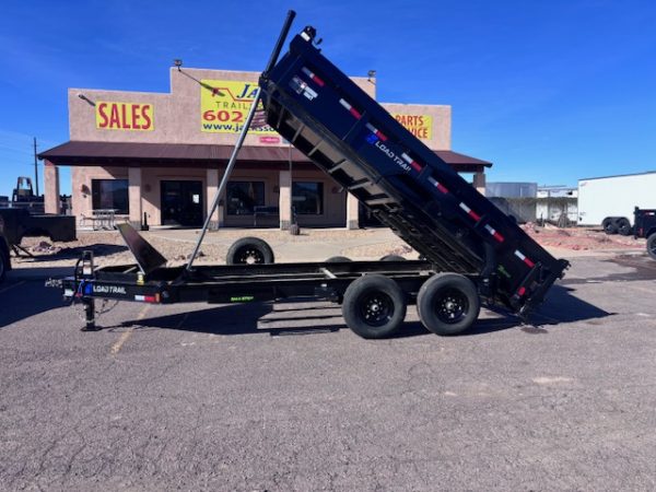14x83 Tandem Axle 14K GVWR Low-Pro Dump, Telescopic Cylinder, 24" Sides