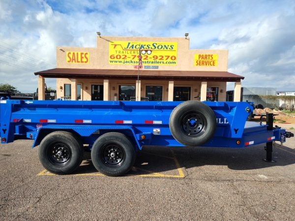 14x83 Ironbull Tandem Axle Dump, 15K GVWR, 24" Sides