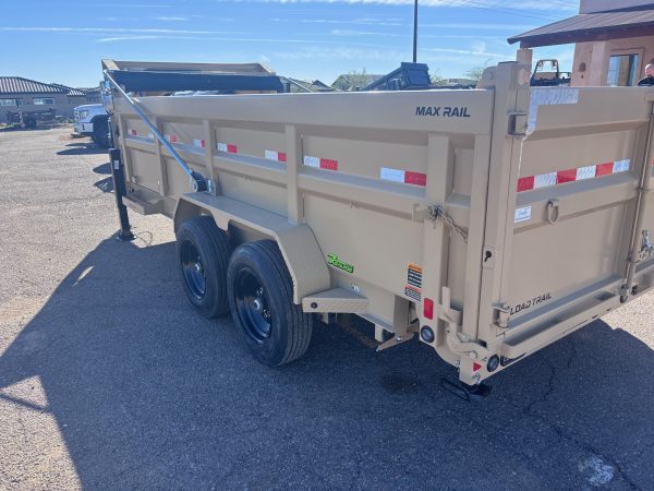 16x83 Gooseneck, Tandem Axle, 16 GVWR, Low-Pro Dump, 36" Sides