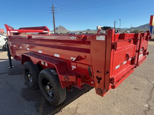 14x83 IronBull Gooseneck, Tandem Axle Dump, 15K GVWR, 24" Sides