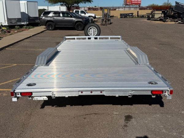 20x102" All Aluminum Wide Body, 10K GVWR, Heavy Tandem Axle, Drive-Over-Fenders (WB20H-TA-EL-DOF-R-RR-RTD)