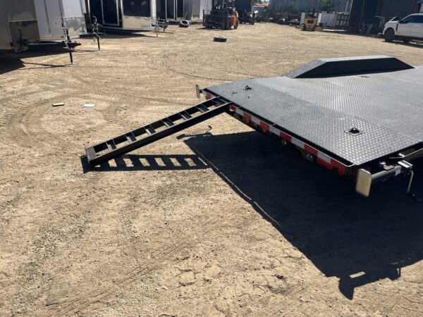 22x102x6" Channel Tandem Axle, 14K GVWR Super-Wide, Equipment, Slide In Ramps
