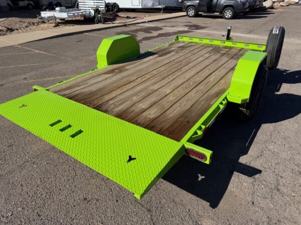 12x80 IronBull Single Axle, 7K GVWR, Tilt