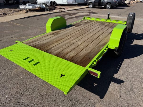 12x80 IronBull Single Axle, 7K GVWR, Tilt