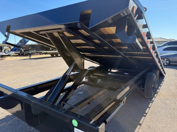 22x102 IronBull Tandem Axle, 14K GVWR, Deckover Tilt