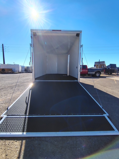 14x7 Jasper SE, 7K GVWR, Vinyl Walls, Rubber Coin Floor, Ramp Door - Image 7