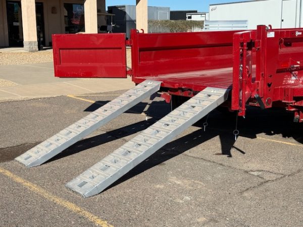14x83 IronBull Gooseneck, Tandem Axle Dump, 15K GVWR, 24" Sides
