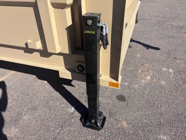 16x83 Gooseneck, Tandem Axle, 16 GVWR, Low-Pro Dump, 36" Sides