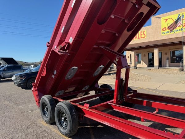 14x83 IronBull Gooseneck, Tandem Axle Dump, 15K GVWR, 24" Sides