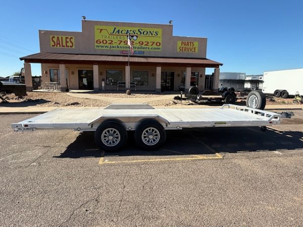 20x102" All Aluminum Wide Body, 10K GVWR, Heavy Tandem Axle, Drive-Over-Fenders (WB20H-TA-EL-DOF-R-RR-RTD)