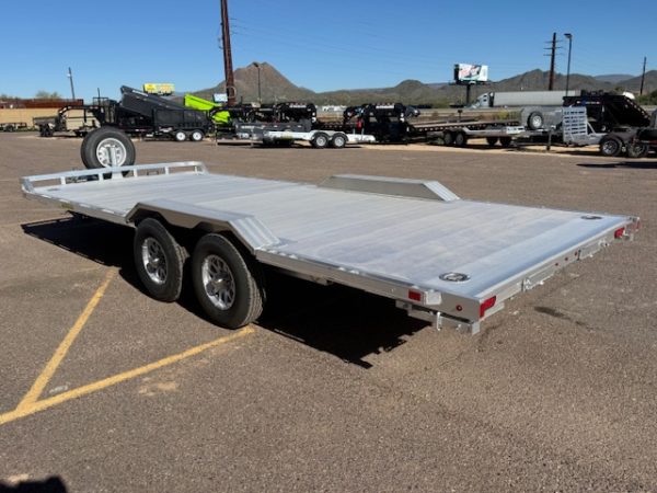 20x102" All Aluminum Wide Body, 10K GVWR, Heavy Tandem Axle, Drive-Over-Fenders (WB20H-TA-EL-DOF-R-RR-RTD)