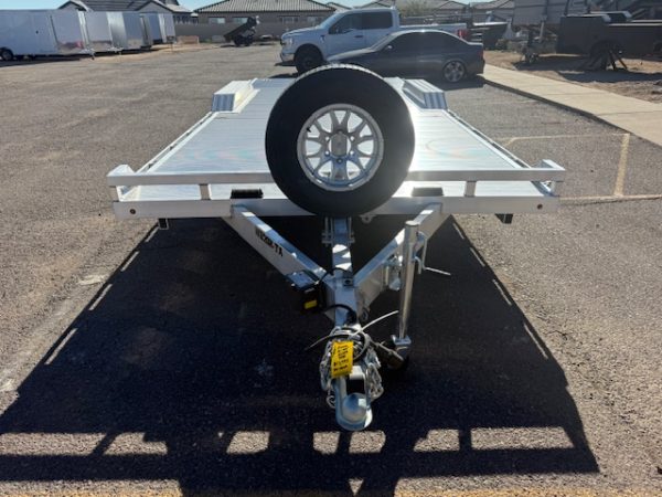 20x102" All Aluminum Wide Body, 10K GVWR, Heavy Tandem Axle, Drive-Over-Fenders (WB20H-TA-EL-DOF-R-RR-RTD)