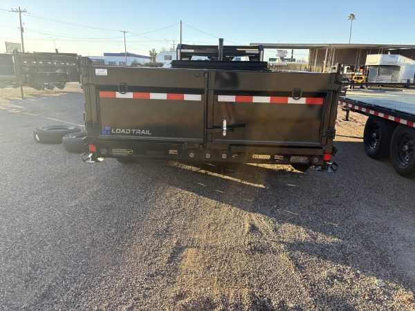 16x83 Gooseneck, Tandem Axle, 14 GVWR, Low-Pro Dump, 24" Sides