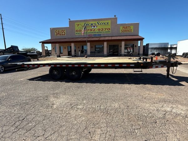 22x102 IronBull Tandem Axle, 14K GVWR, Deckover Tilt