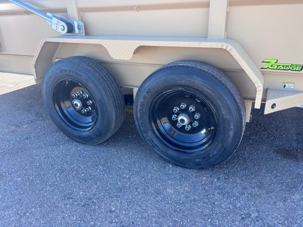 16x83 Gooseneck, Tandem Axle, 16 GVWR, Low-Pro Dump, 36" Sides