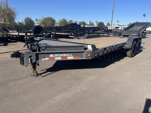20x83 IronBull, Tandem Axle, 14K GVWR, Rampage Ramps