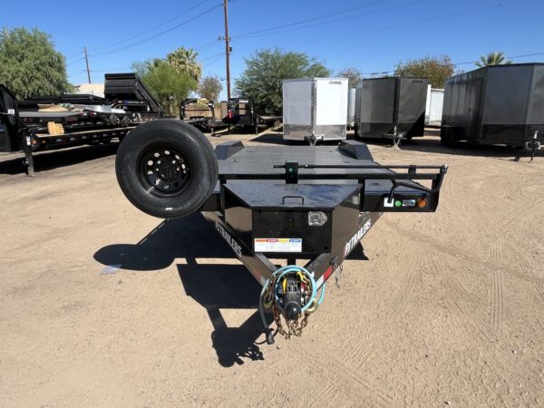 22x102x6" Channel Tandem Axle, 14K GVWR Super-Wide, Equipment, Slide In Ramps