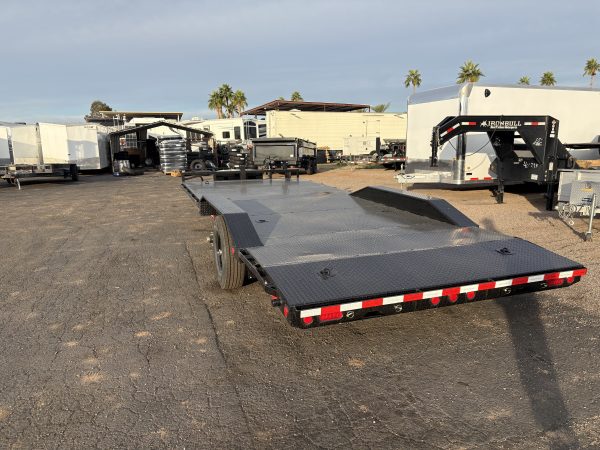 22x102x6" Channel Tandem Axle, 14K GVWR Super-Wide, Equipment, Slide In Ramps