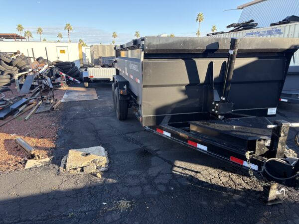 14x83 IronBull Tandem Axle Dump, 15K GVWR, 36" Sides, Solar Charger, 14 Ply Tires