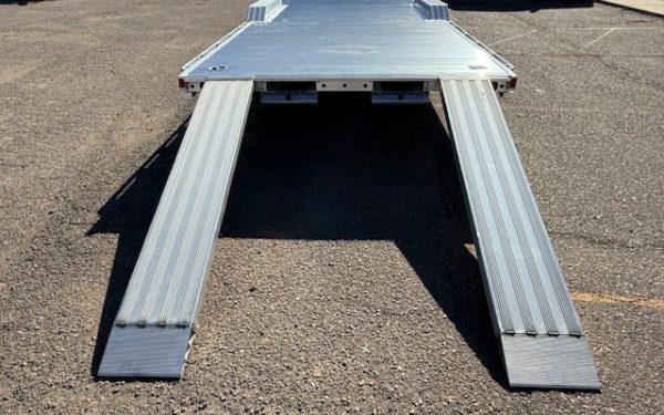 20x102" All Aluminum Wide Body, 10K GVWR, Heavy Tandem Axle, Drive-Over-Fenders (WB20H-TA-EL-DOF-R-RR-RTD)