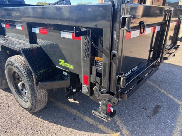 14x83 Tandem Axle 14K GVWR Low-Pro Dump, Telescopic Cylinder, 24" Sides