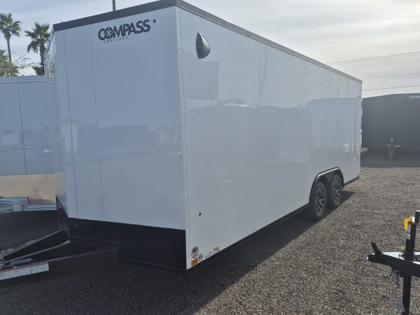 20x8.5 Indigo DLX Car Hauler, 7K GVWR, Ramp Door, 6" Extra Height